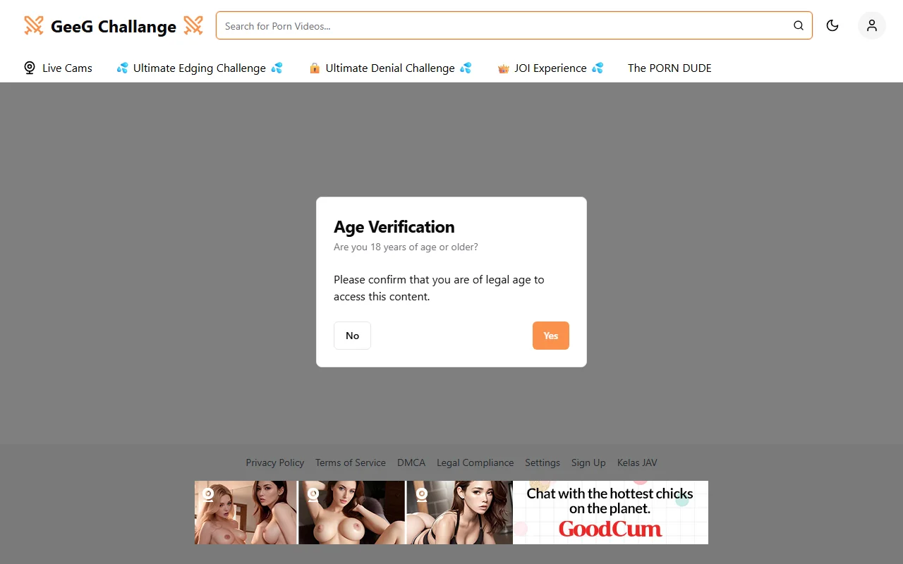 Screenshot: Geegchallange Screenshot of Geegchallange